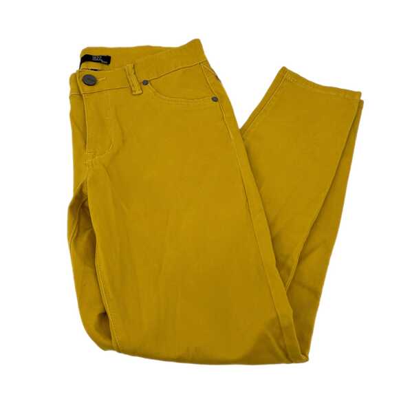 1822 Denim Pants - 1822 Denim Yellow Pants Straight Leg Mid Rise | Womens 6